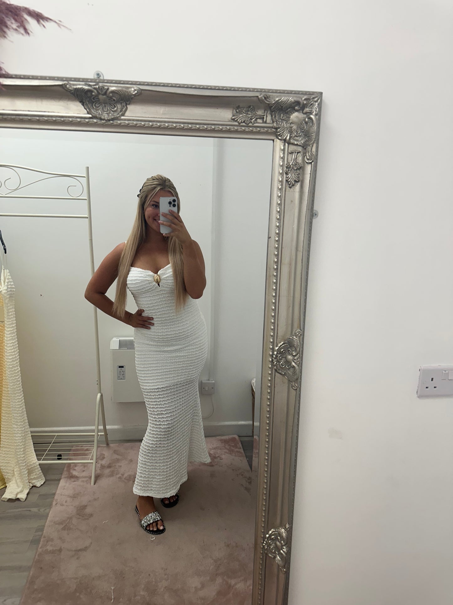 Gold detail dress