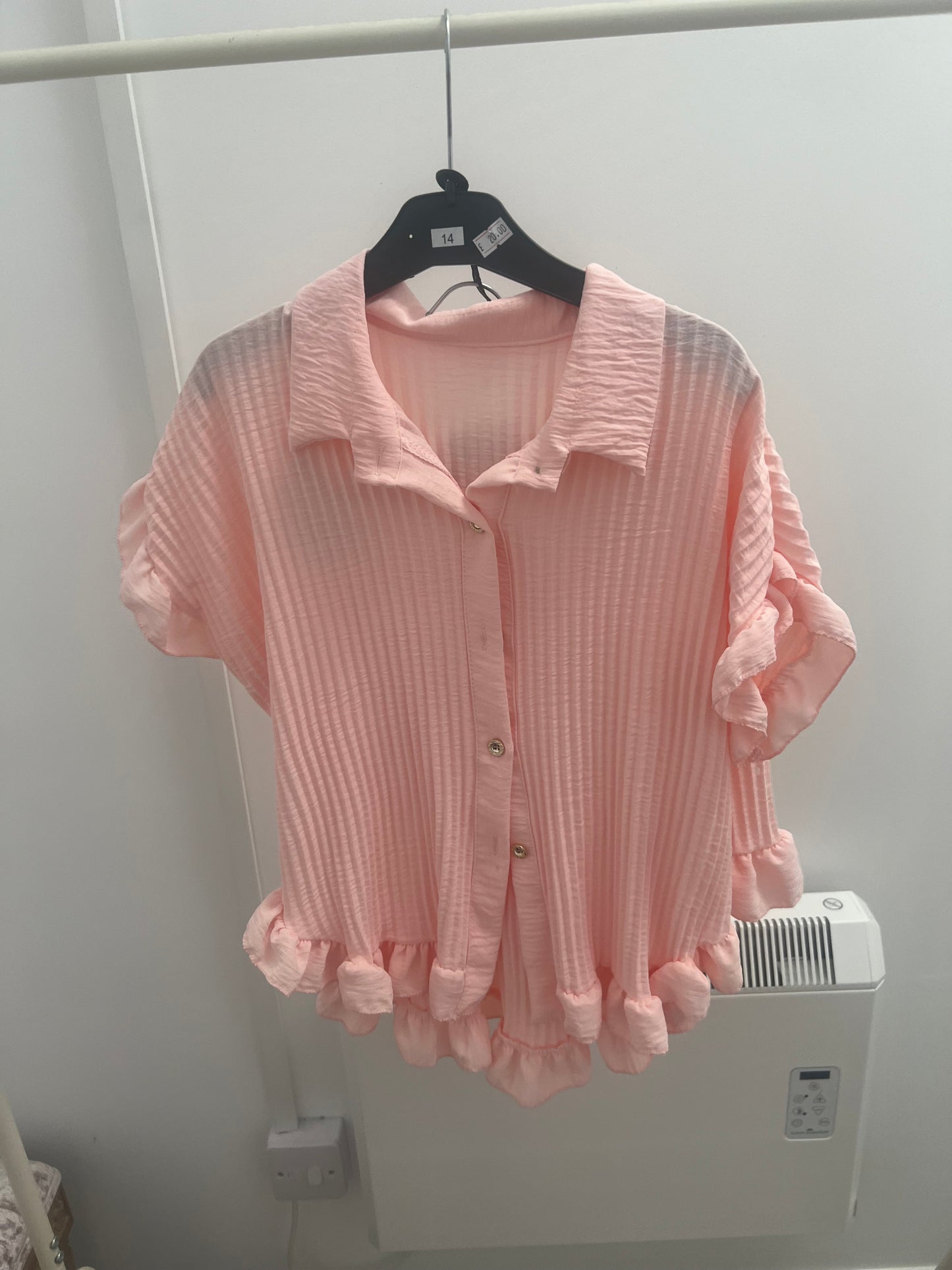Kids pleated short sets