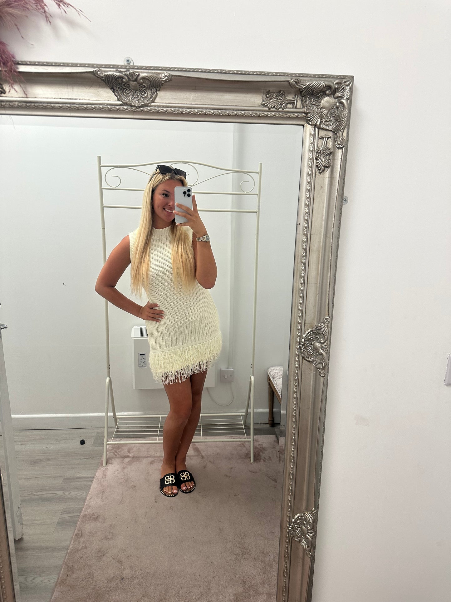 Crochet tassel dresses