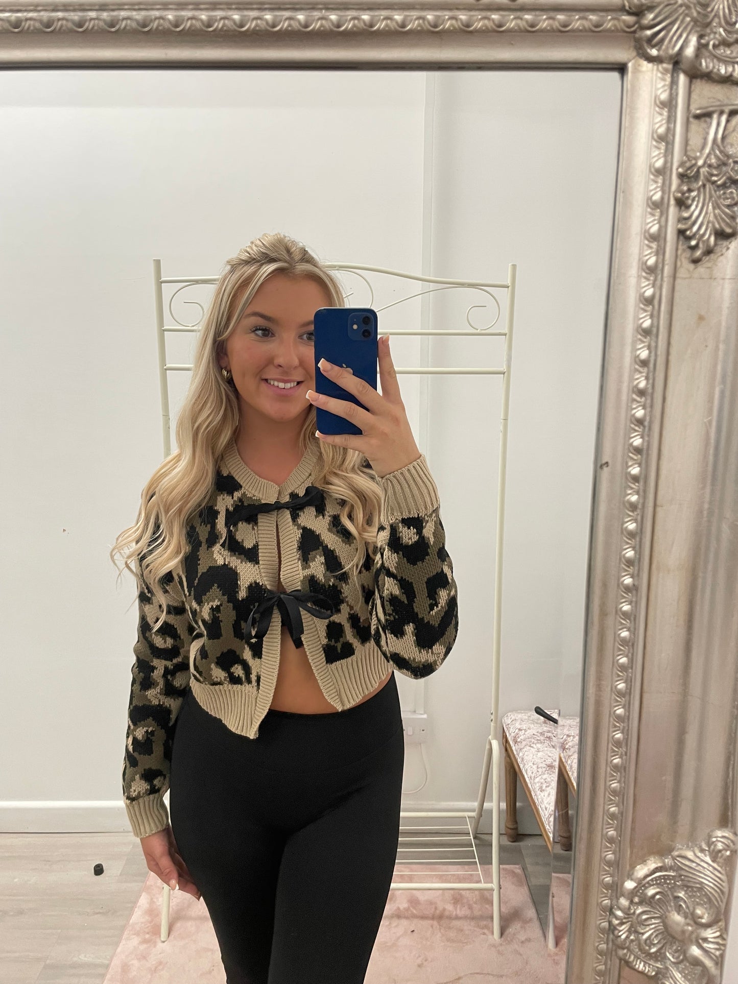 Ribbon tie cardigans