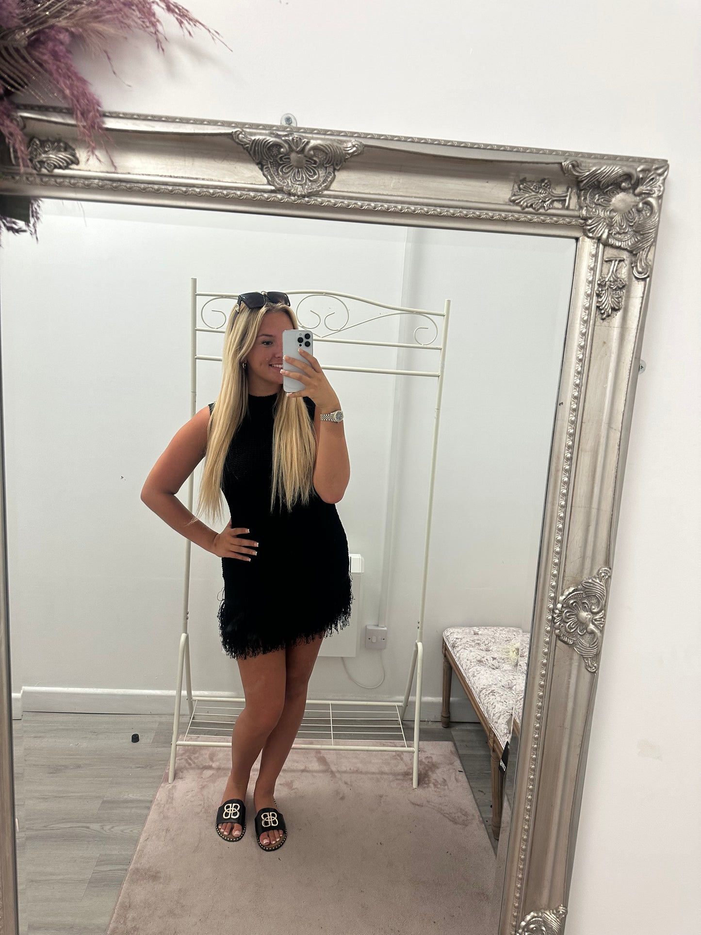 Crochet tassel dresses