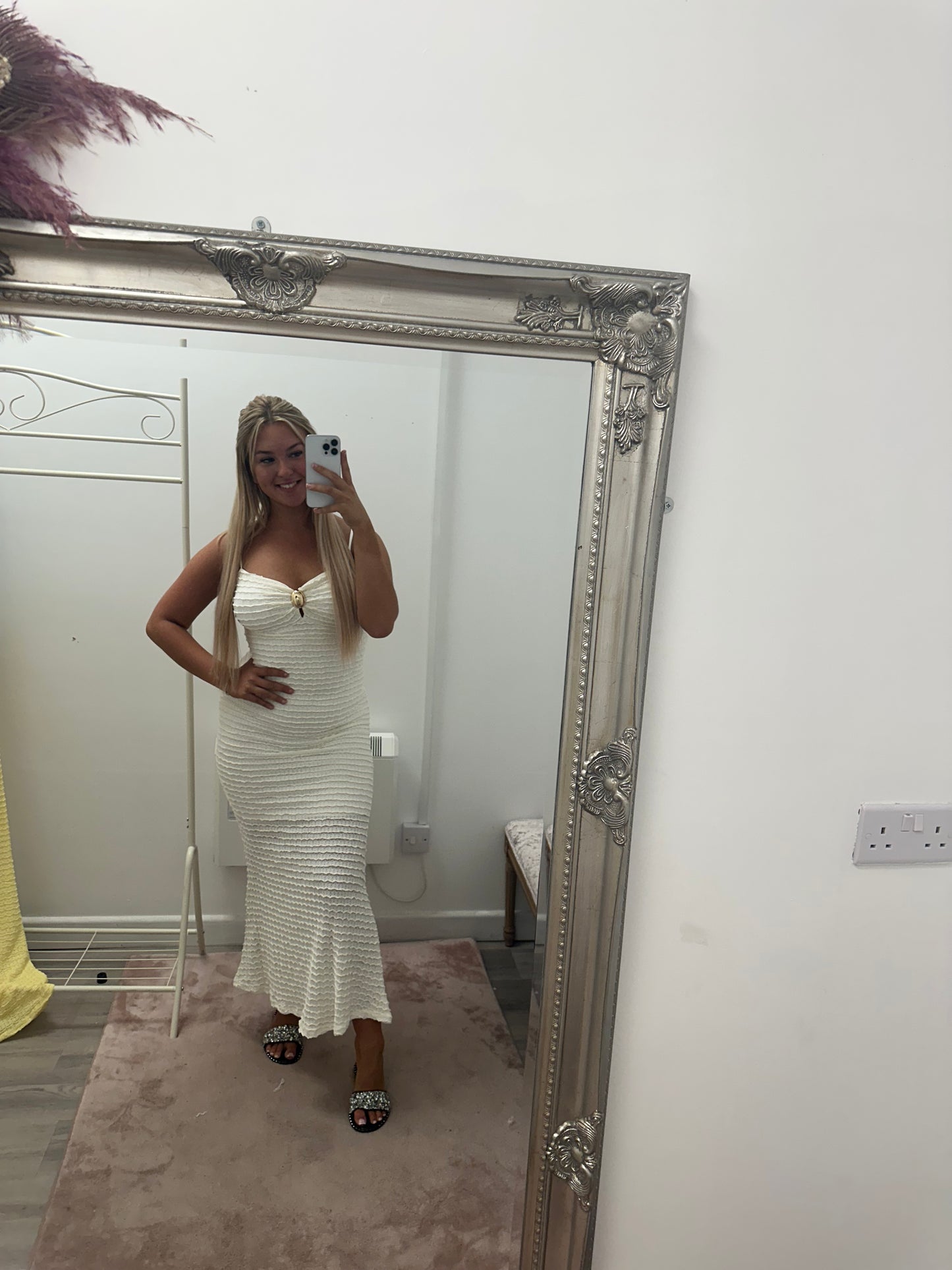 Gold detail dress