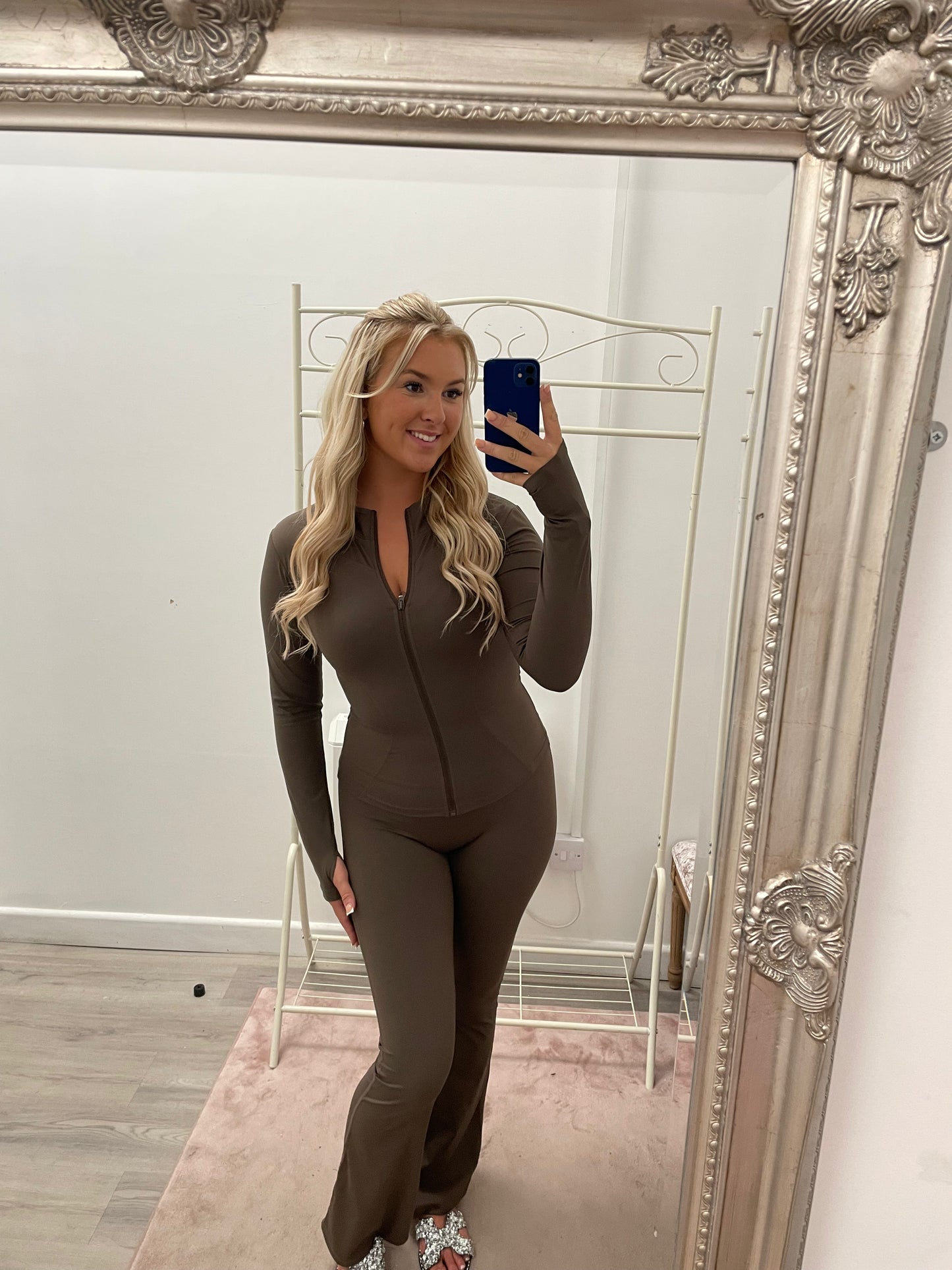 Jacket with flares gym set