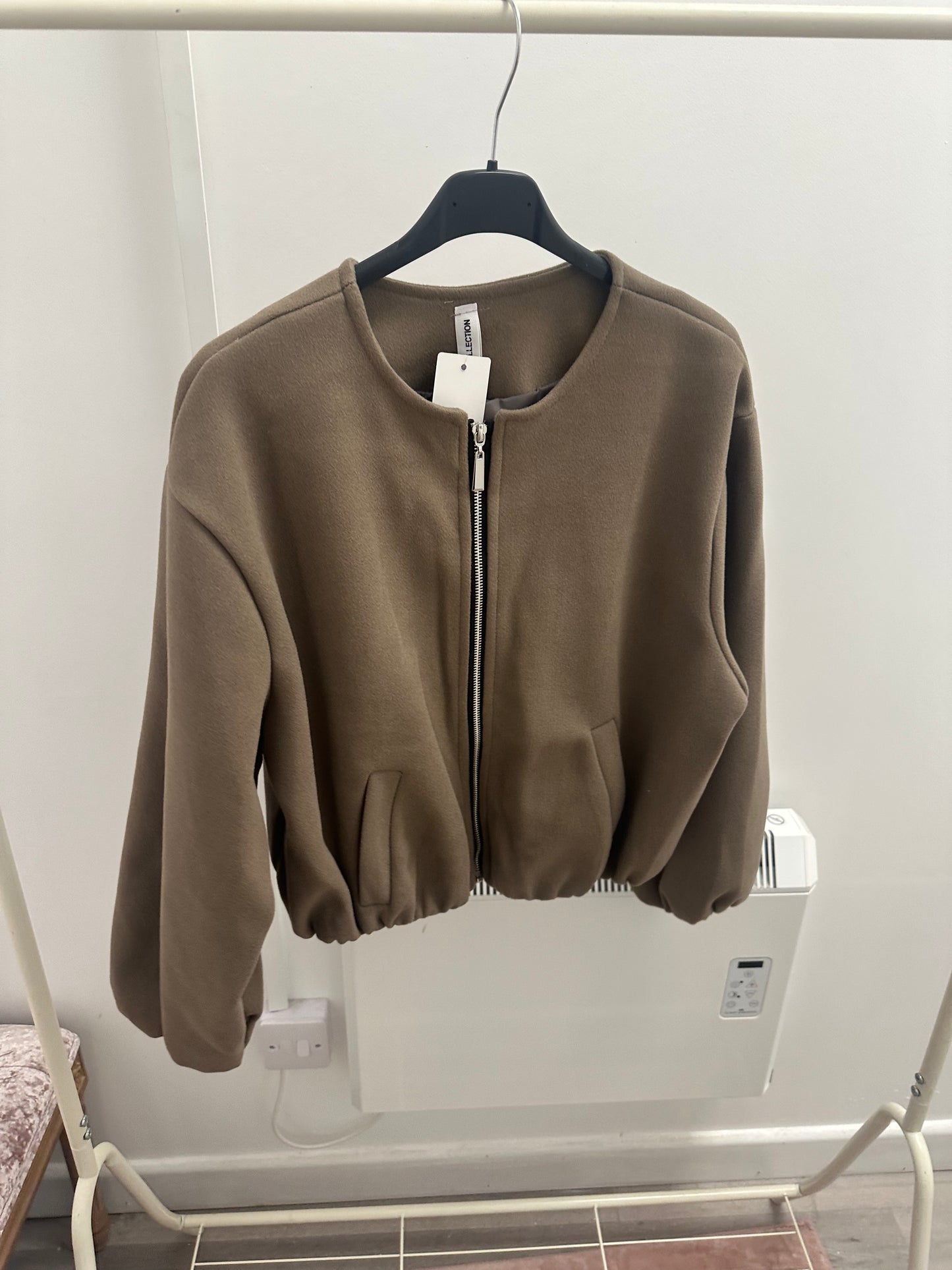 Balloon sleeve jacket
