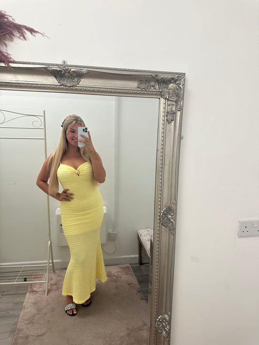 Gold detail dress