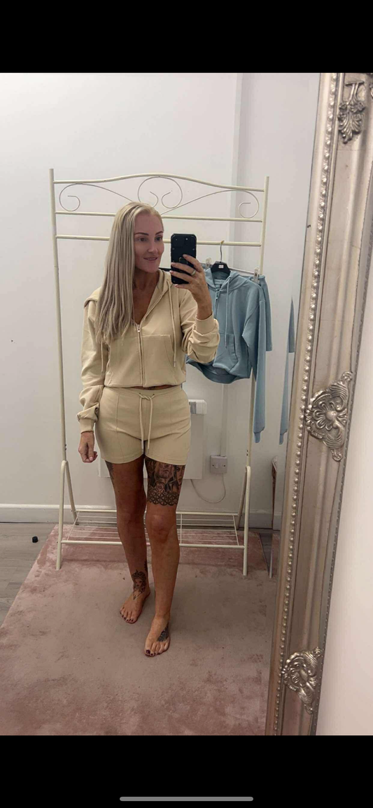Jacket and short sets