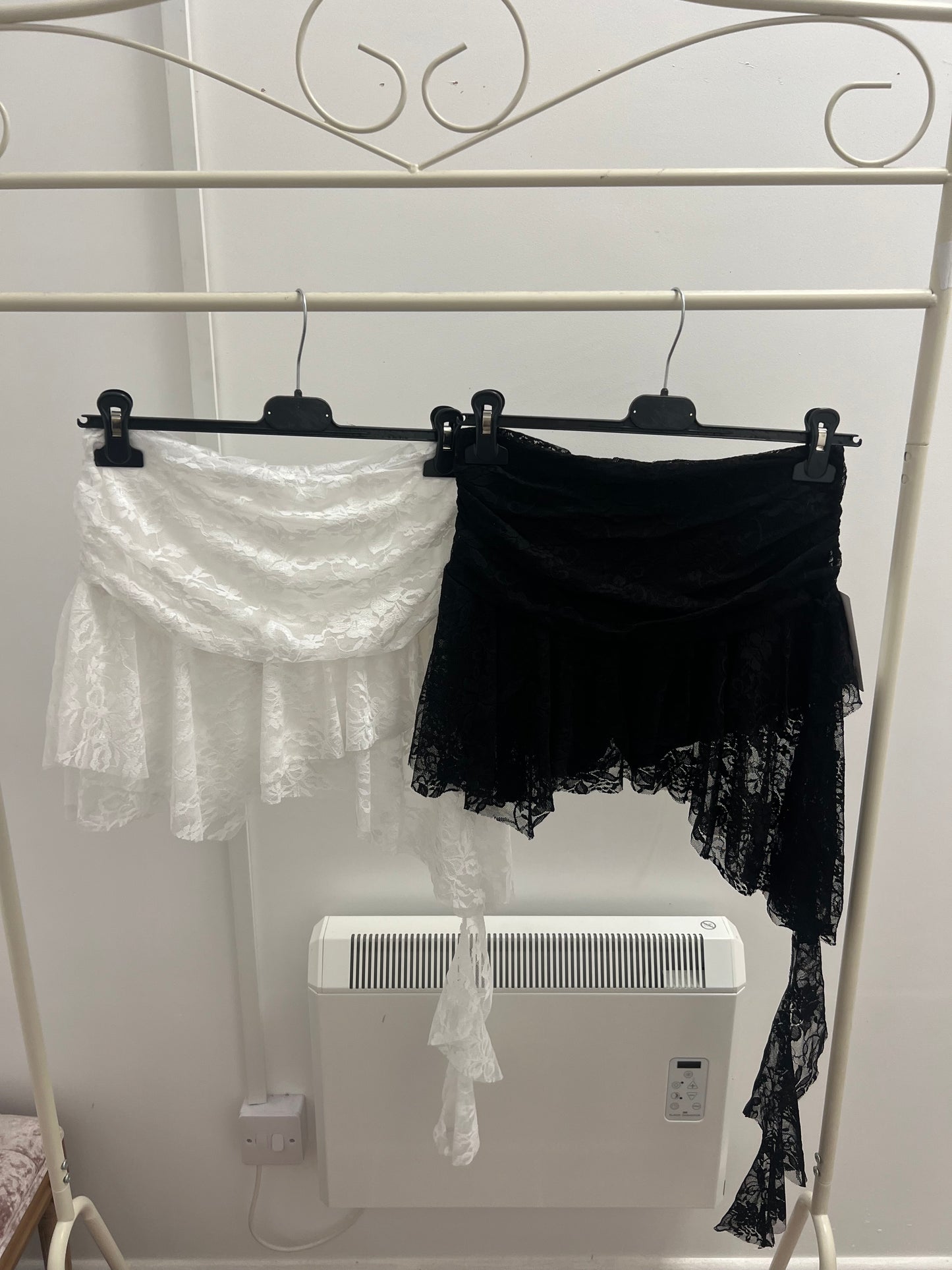 Lace skirts (shorts underneath)