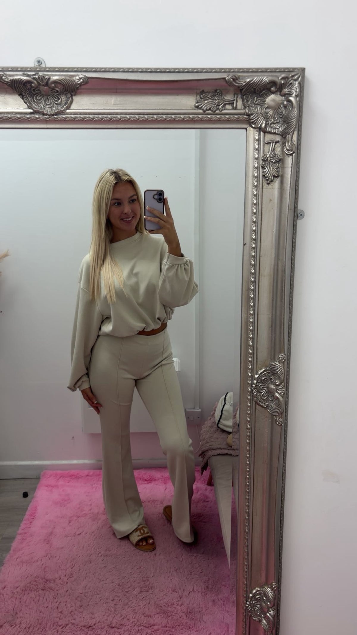 flare tucked tracksuits