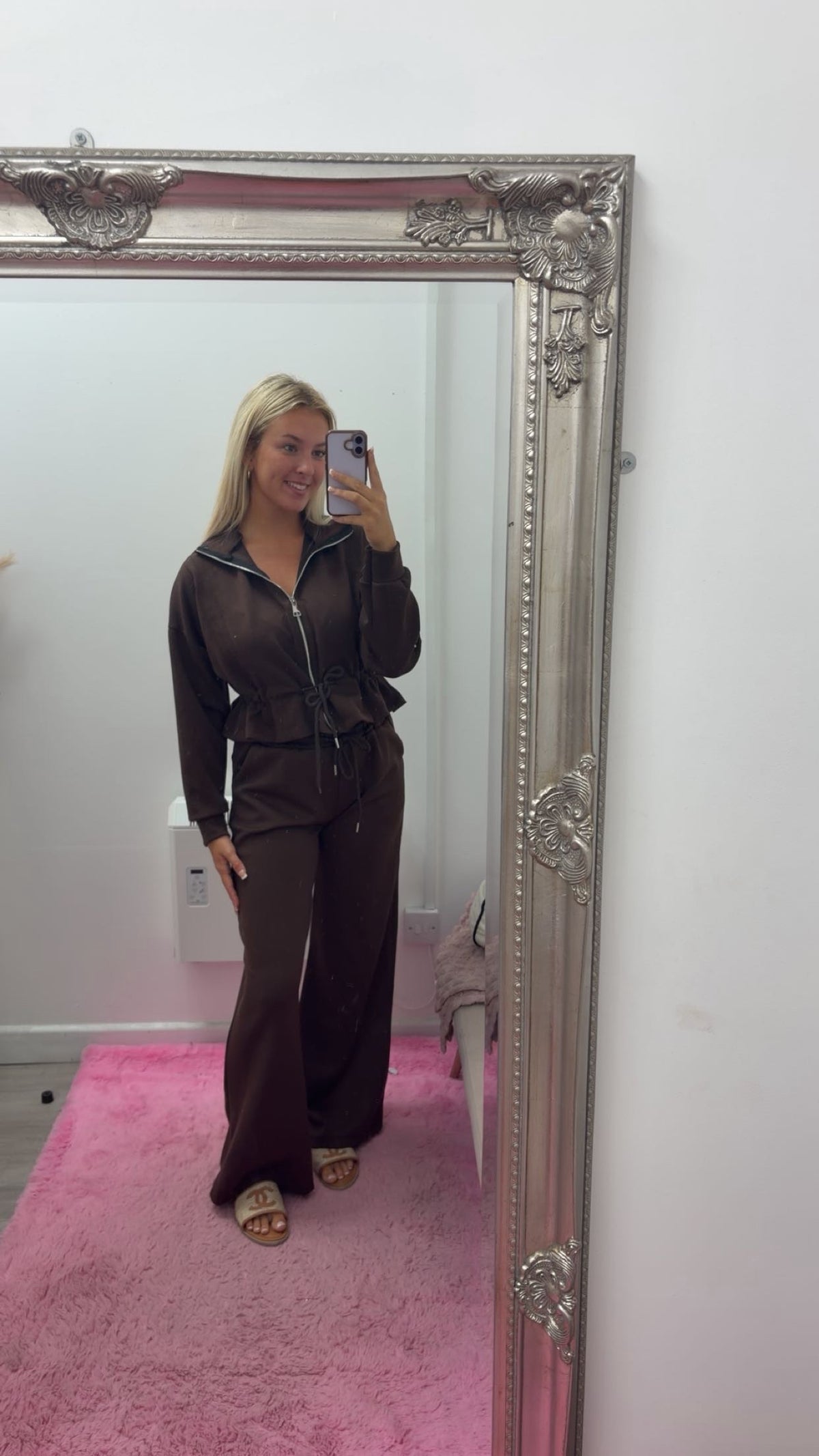 Tie waist tracksuits