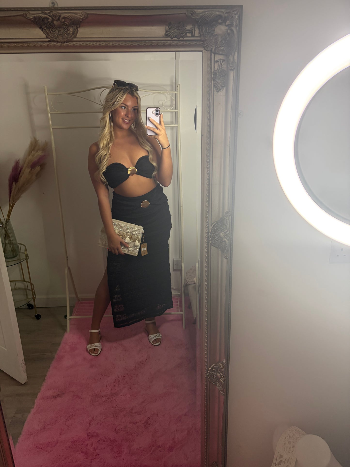Shell beach skirt set