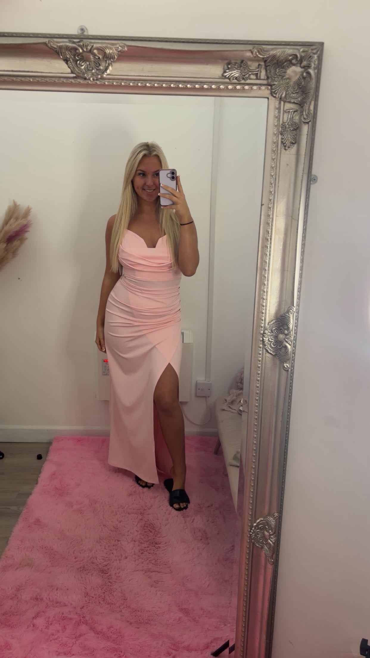 Maxi slit dress
