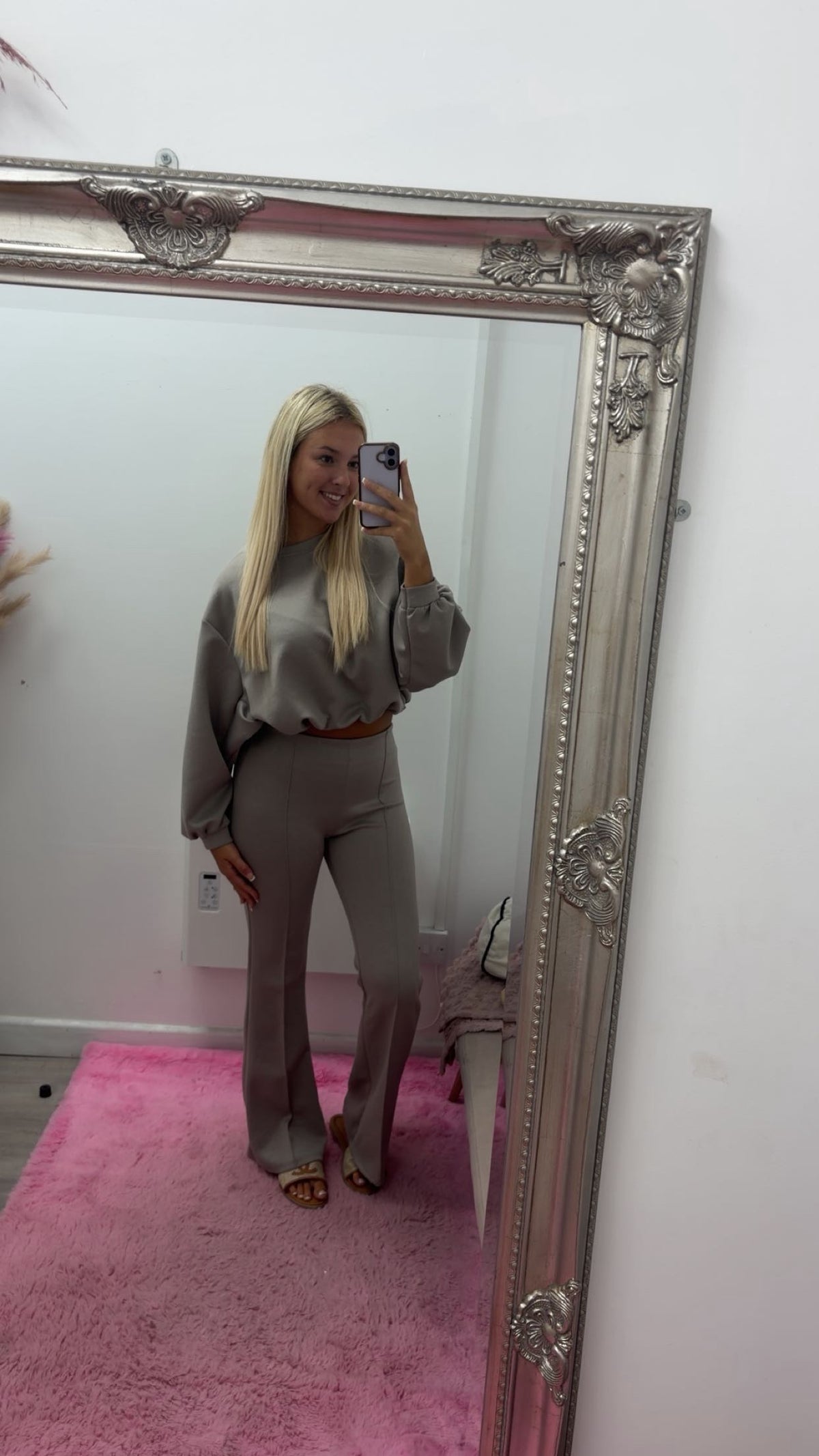 flare tucked tracksuits