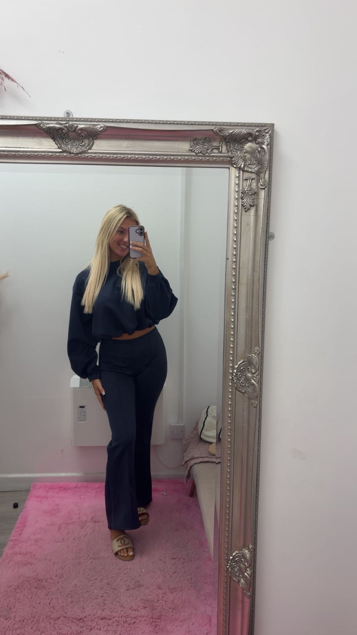flare tucked tracksuits