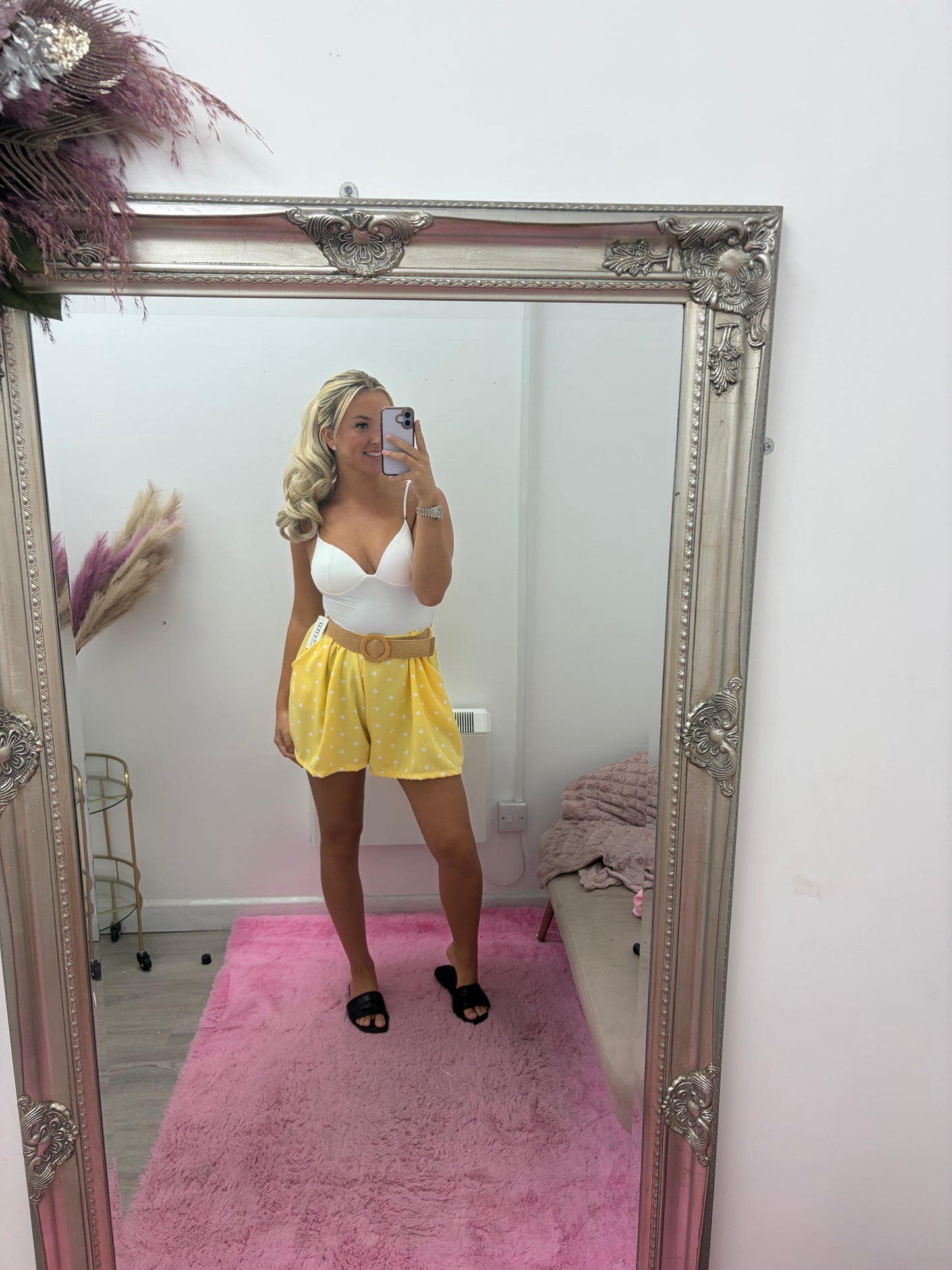 Polka dot shorts