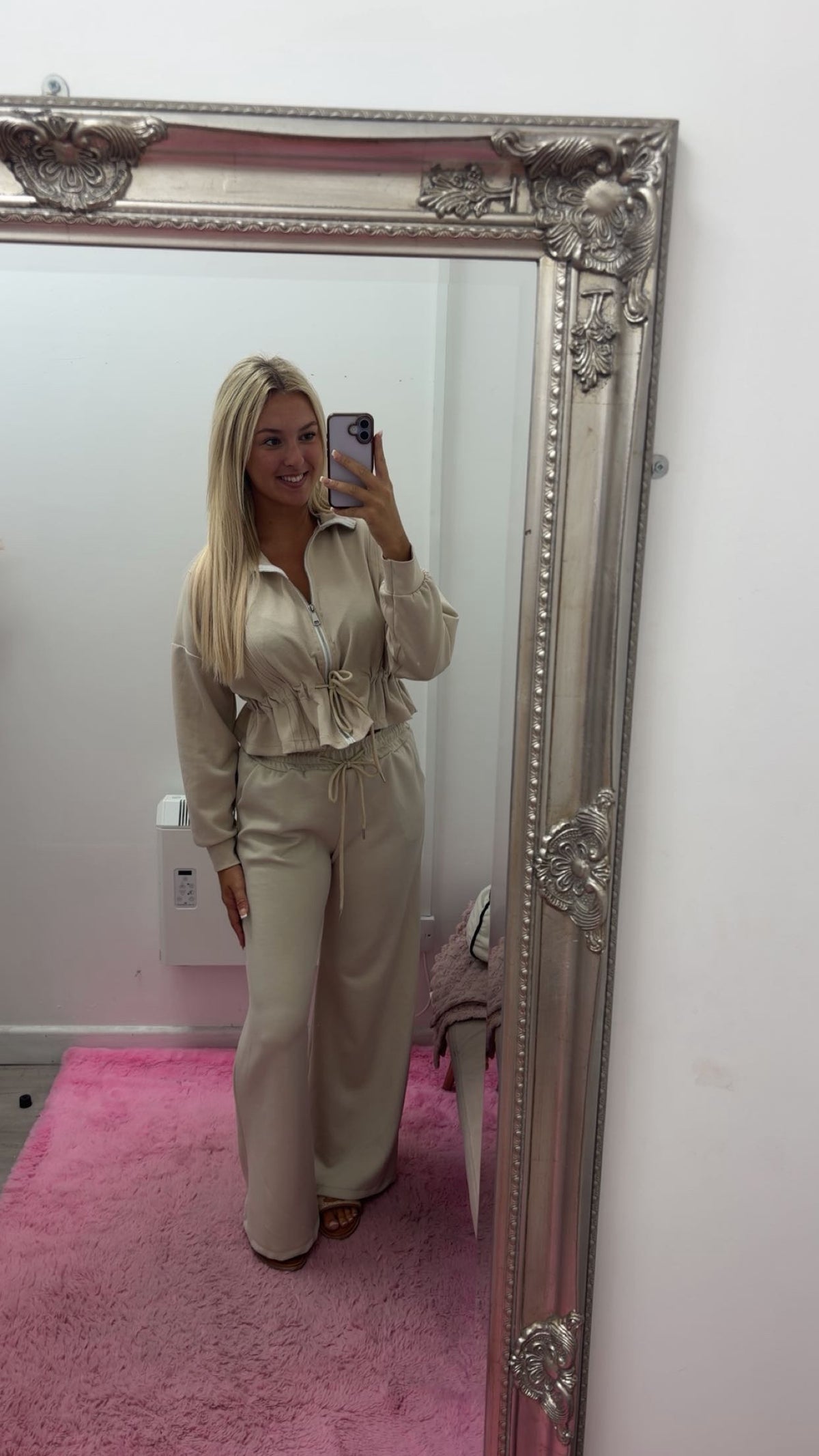 Tie waist tracksuits