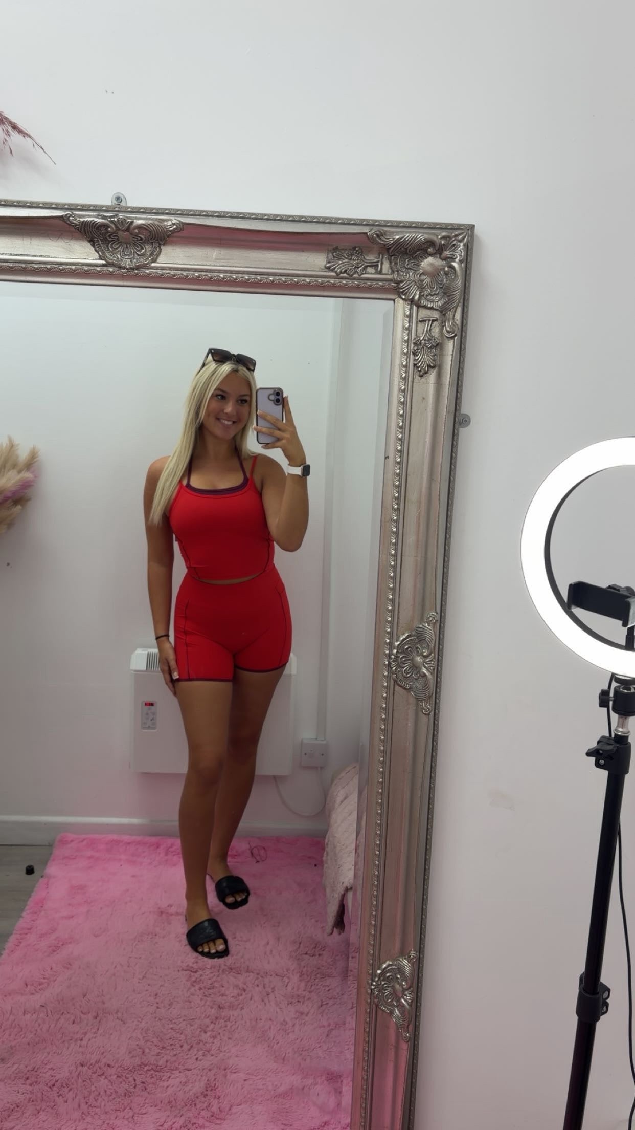 Double strap short gym set
