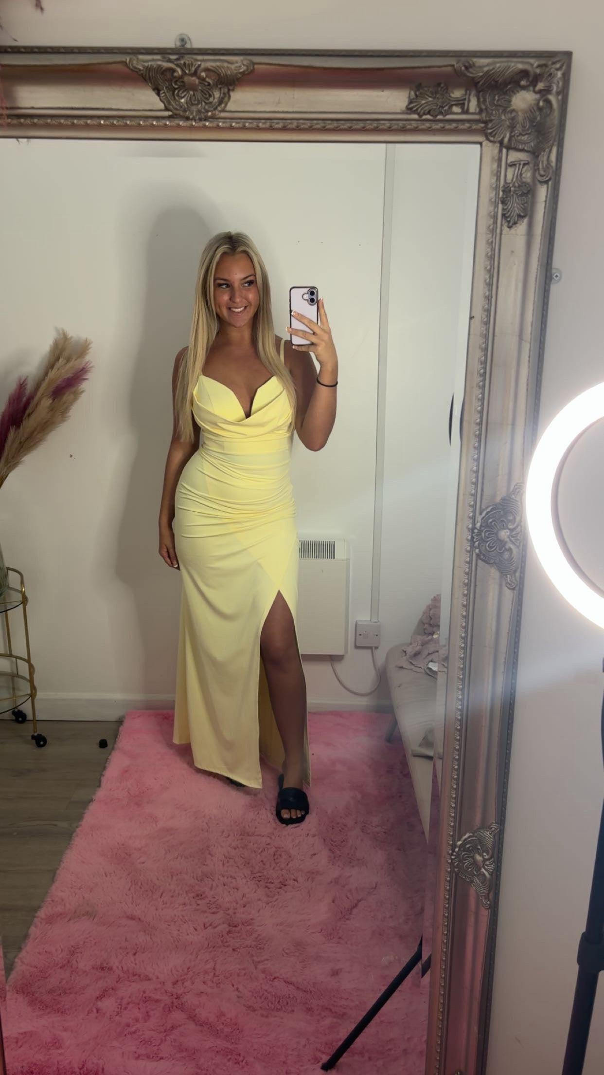 Maxi slit dress