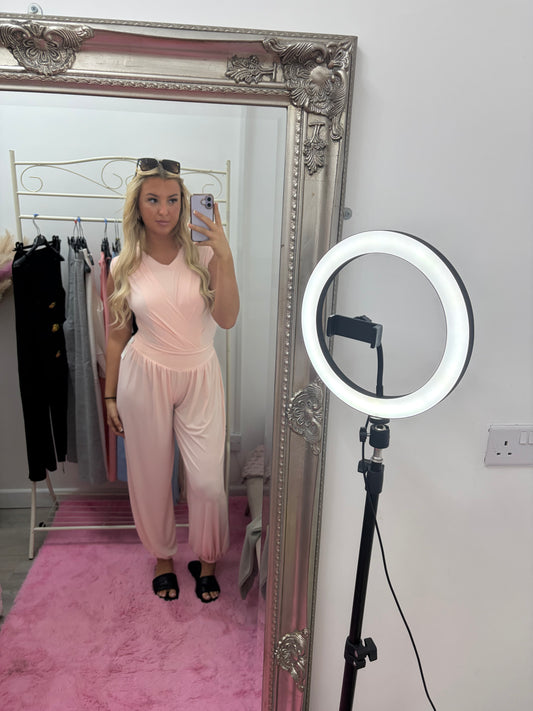 Bodysuit and cuffed bottoms