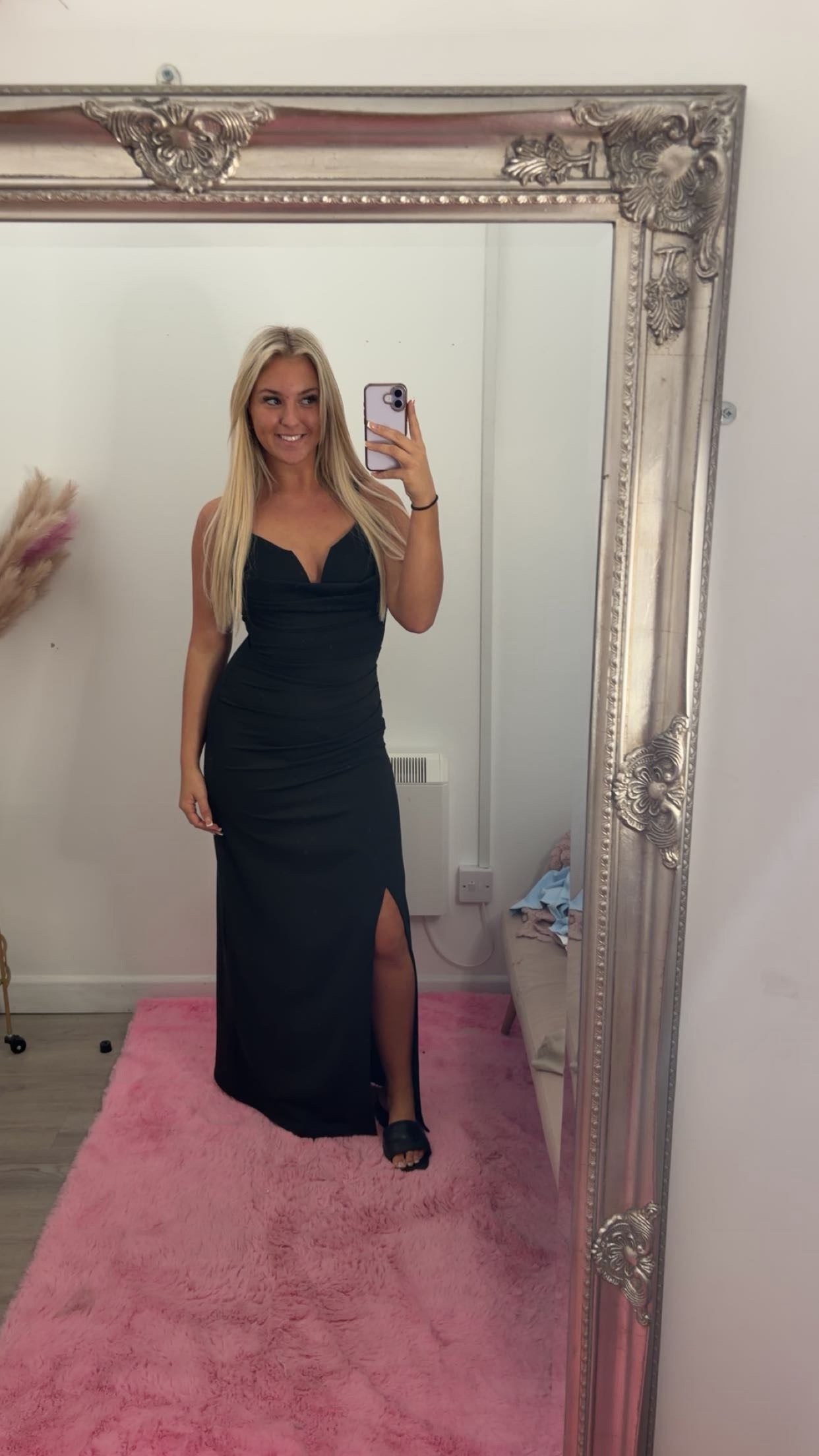 Maxi slit dress