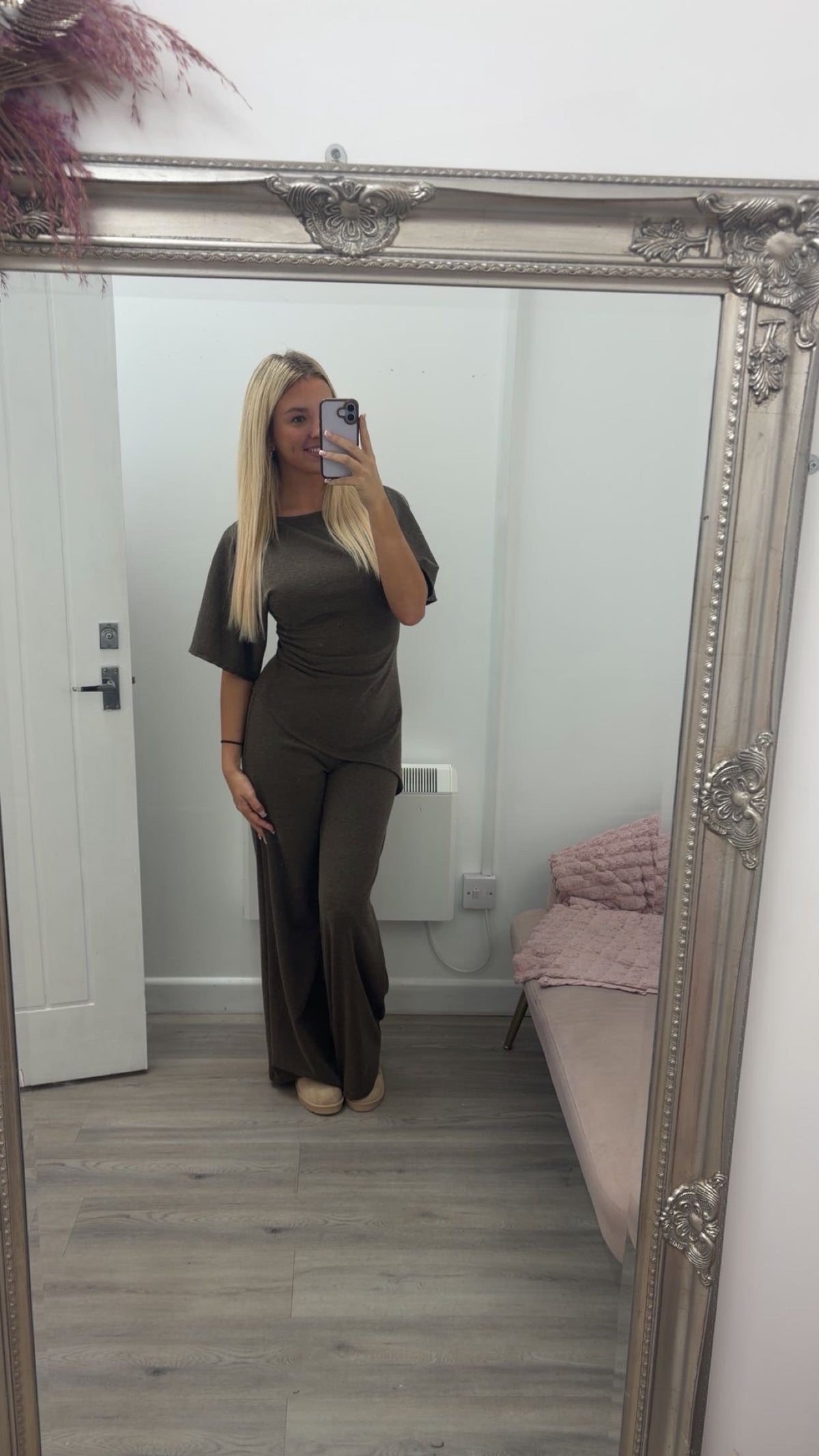 Draped flare co ord