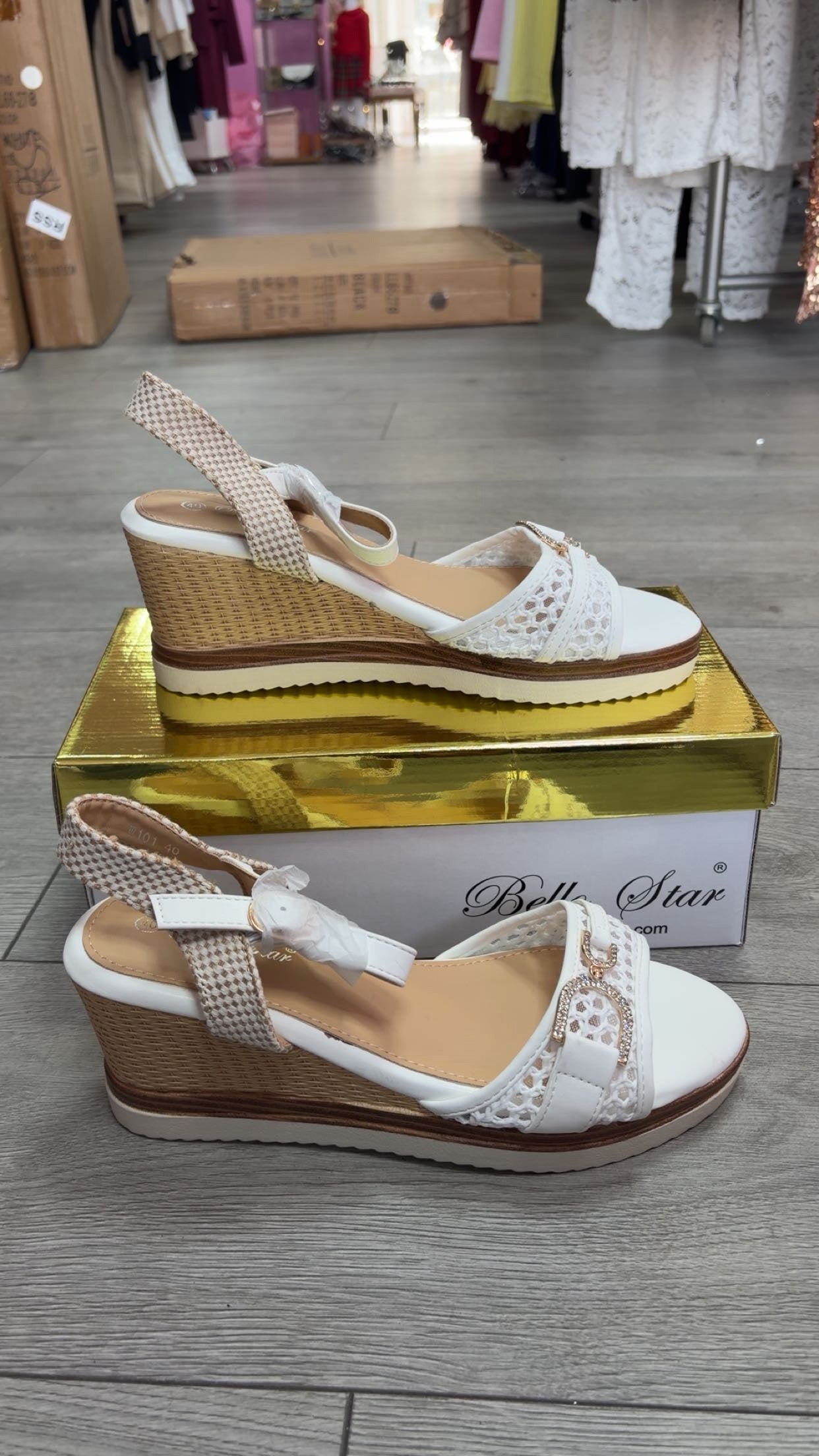 White wedges