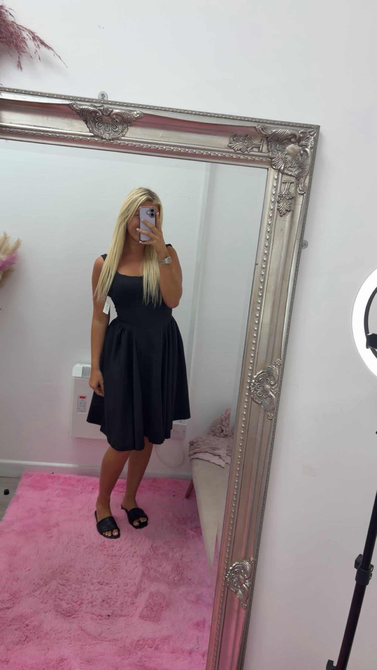 Midi dresses with tie back