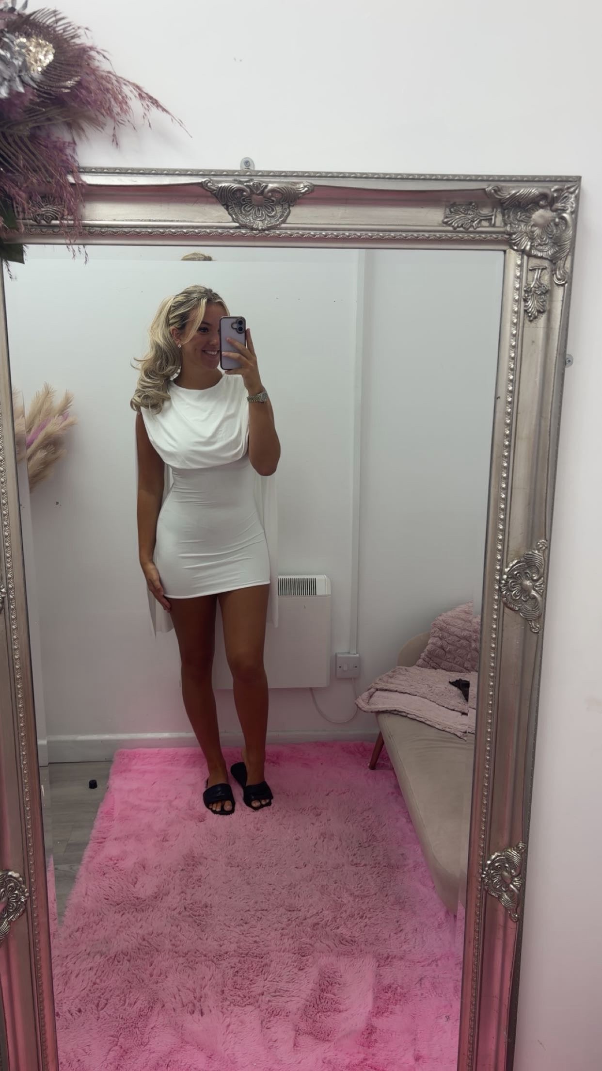 Sash shoulder dresses