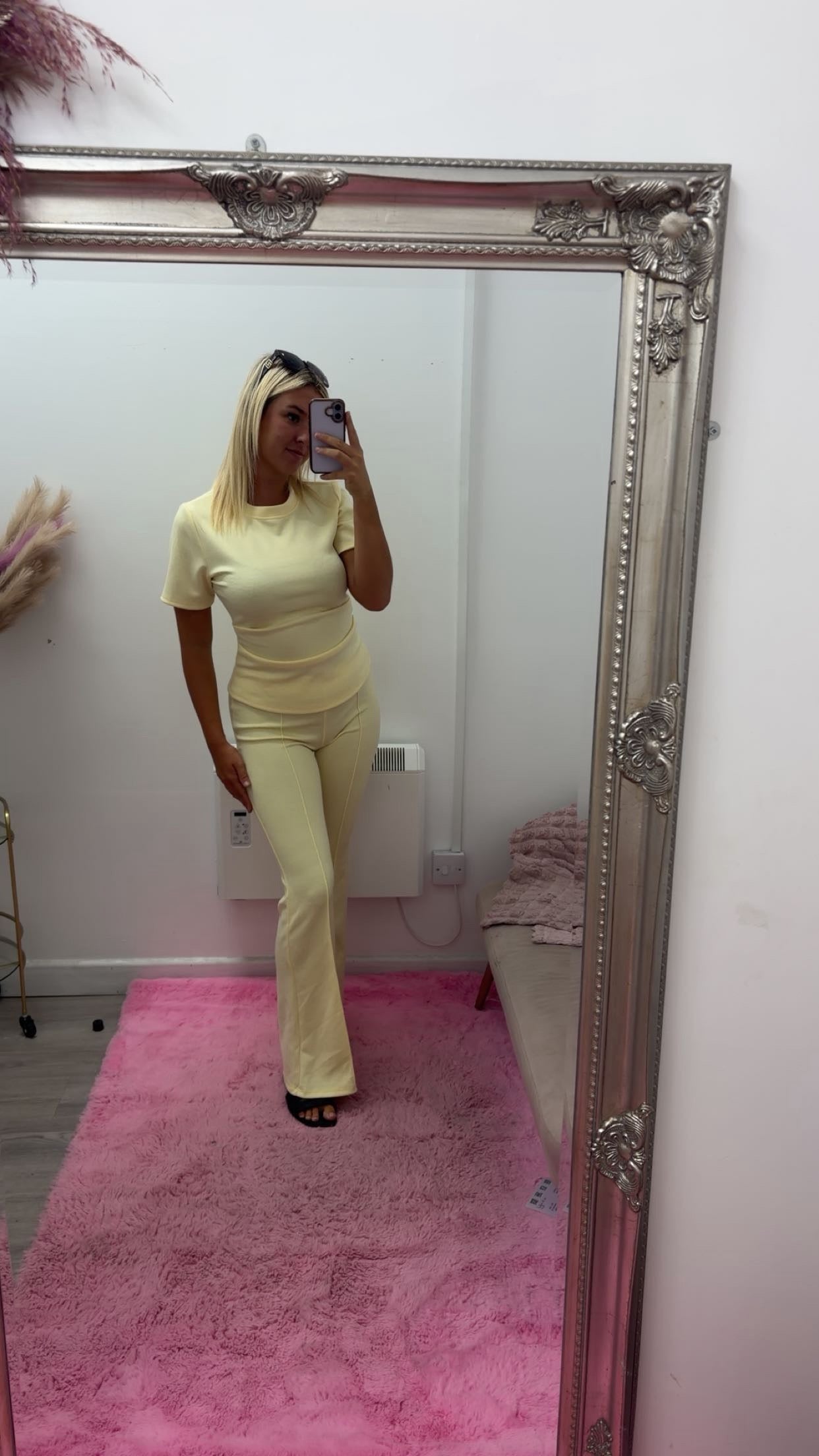 Cinched waist flare tracksuits