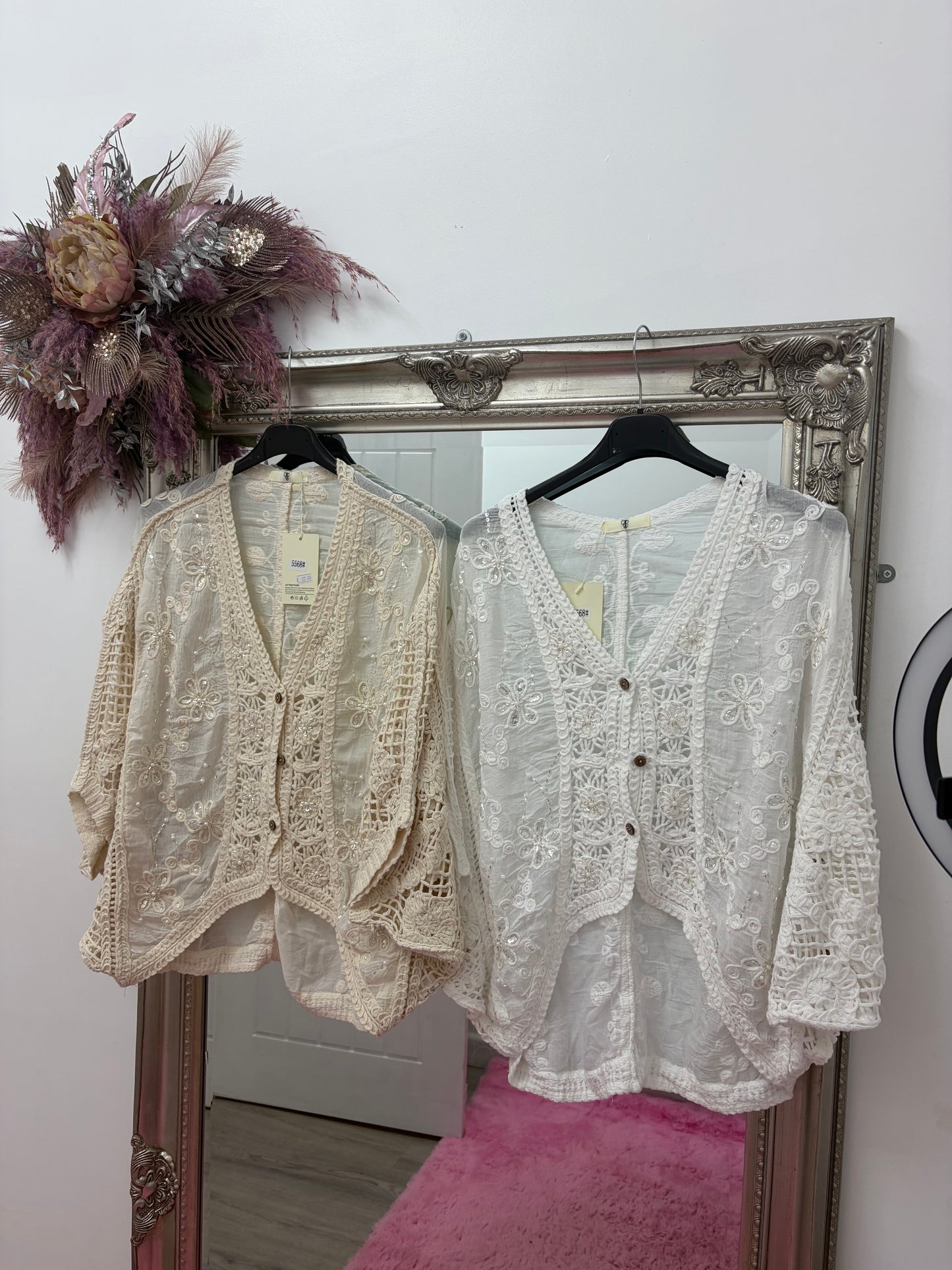 Linen patterned jackets