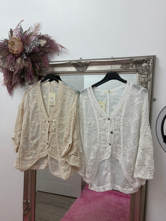 Linen patterned jackets