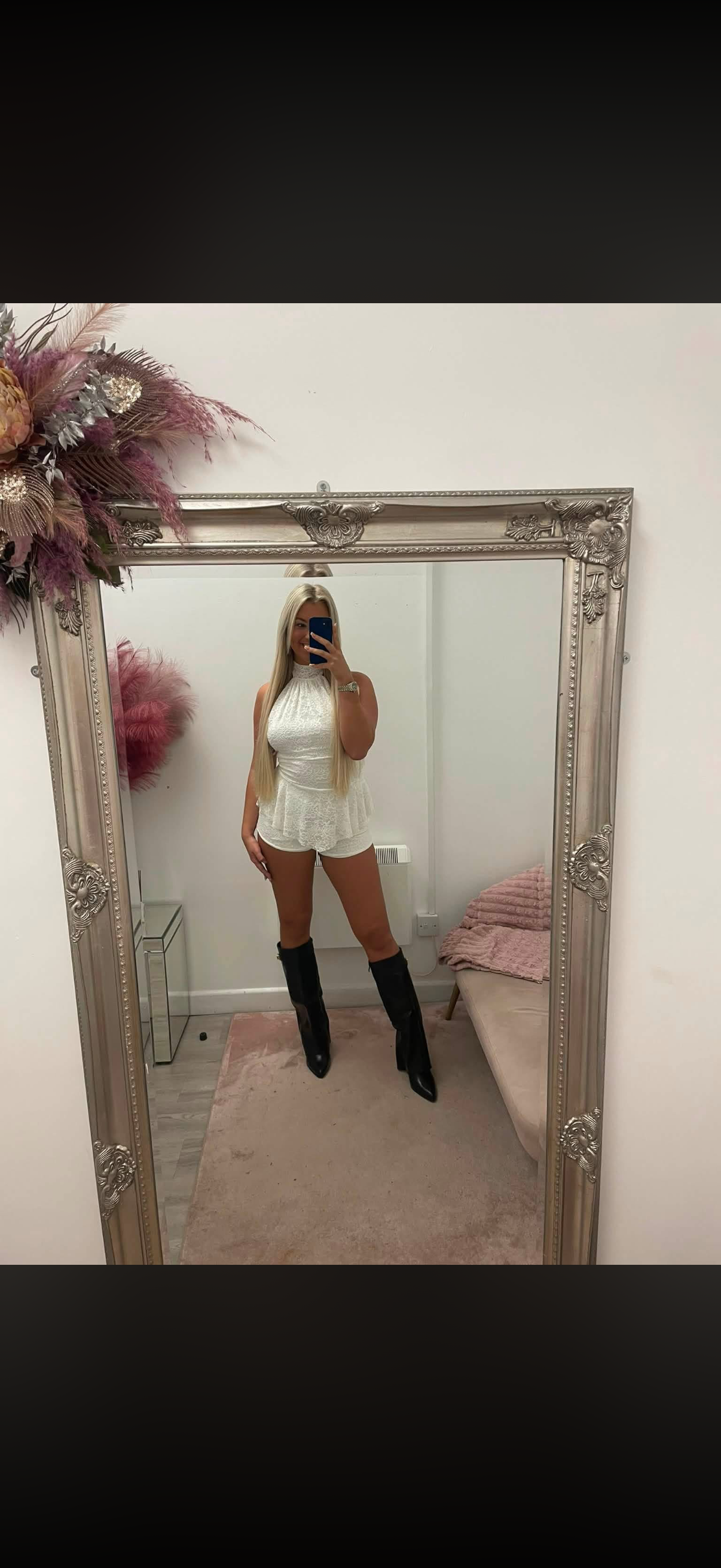 Lace playsuits